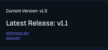 dtvelectronics's tweet photo. ForgeOS v1.1 by @wantclue is out for the #BitForgeNano. It's the first update since the release of our new device.
ASIC API support added, logging cleaned up. Small but solid first patch.
To update, head to Settings, Latest Release, then download and upload both files: bitforgeos.bin and www.bin.
Happy hashing!