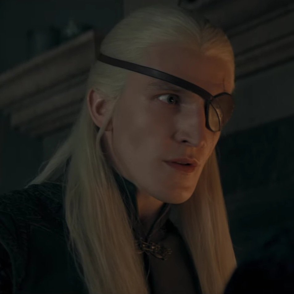 aemond had the time to dyson air wrap his hair and slick back the hair with dragon spit so that there would be zero flyaways, he’s officially locked in to go more insane, terrorise more ppl and make mourning over his nephew everyone’s problem