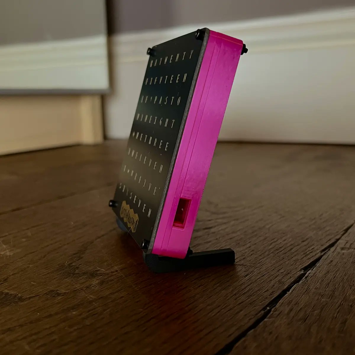 GurgleApps's tweet image. Due to popular demand our new shop gurgleapps.com stocks black and blue no logo faceplates for our @Raspberry_Pi  pico operated word clock. Go on over and check them out. Also offering different colour cases. #electronics #maker @RaspberryPi_org