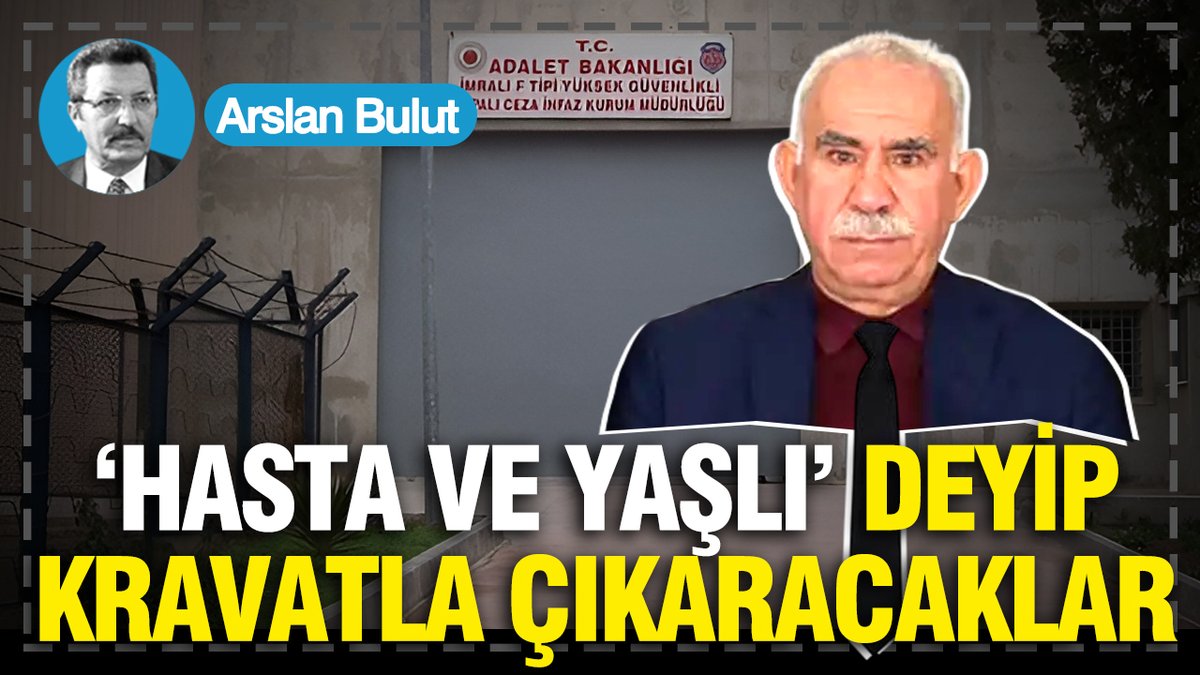 ÜMİT ÖZDAĞ: Şimdi geliyoruz raporun 45. sayfasına, şöyle diyorlar: "Hasta ve yaşlı tutuklu ve hükümlüler için infaz ertelemesi müessesesi değerlendirilmelidir." Bu Öcalan'ın şartlı tahliyesi için yapılmış olan bir düzenleme...
yenicaggazetesi.com/hasta-ve-yasli…