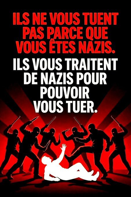 LFI, le parti de l'étranger 

La haine de la France, de son histoire, de sa culture, de ses valeurs judéo chrétiennes, de son identité 

La haine des français de souche