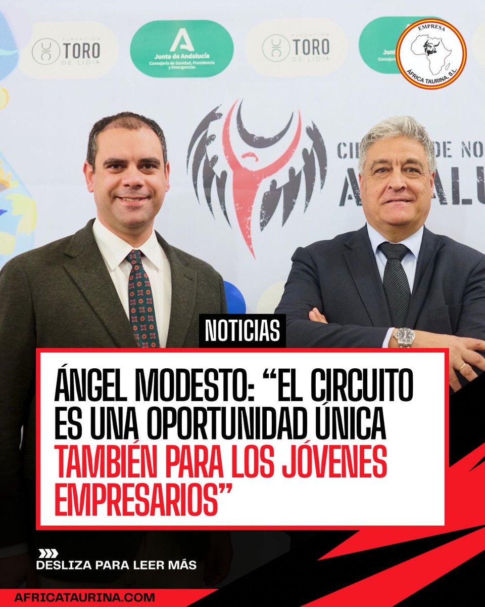 africataurina's tweet photo. 🎙️𝗘𝗡𝗧𝗥𝗘𝗩𝗜𝗦𝗧𝗔 | El empresario 𝗔́𝗻𝗴𝗲𝗹 𝗠𝗼𝗱𝗲𝘀𝘁𝗼 vuelve al 𝗖𝗶𝗿𝗰𝘂𝗶𝘁𝗼 𝗱𝗲 𝗡𝗼𝘃𝗶𝗹𝗹𝗮𝗱𝗮𝘀 𝗱𝗲 𝗔𝗻𝗱𝗮𝗹𝘂𝗰𝗶́𝗮. @ctorosandalucia 

🙌 Sigue la entrevista en https://t.co/zUXEOt7RND 

#AfricaTaurina #CortesdelaFrontera #Motril #Novilladas #Toros https://t.co/H4DsDO5E4O