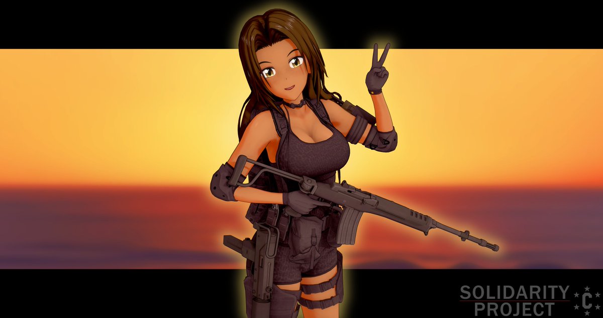 A new Chariot gal from Venezuela, Vanessa 'Catira' Delgado, a happy-go-lucky recon soldier, she also has a love for dancing and generally being active.

#koikatsu #コイカツ