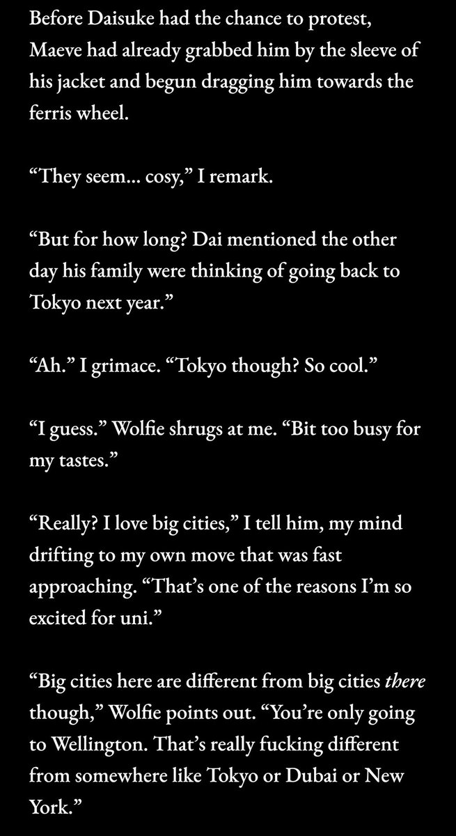 roadkillrose's tweet photo. As funded in the interim goal - a small snippet from the novella I’ve been working on! It’s a prequel to the paranormal mystery VN I’ve been developing. 

🐺🎡🦌 https://t.co/DD5iua3gIG
