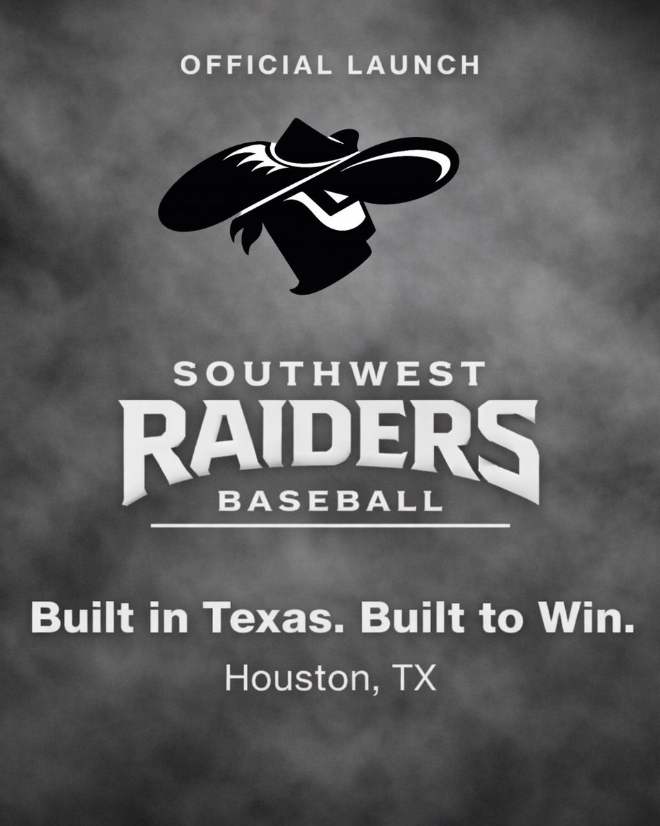 SW_Raidersbase's tweet photo. Here we are! 🔥
We’re proud to introduce the official Southwest Raiders Baseball page.
We’re extremely excited about what’s coming this upcoming offseason. The work starts now, and we’re ready to go.

We want YOU to be part of this journey.
LET’S GO RAIDERS! ⚔️⚾️ https://t.co/ESha8WVAZv