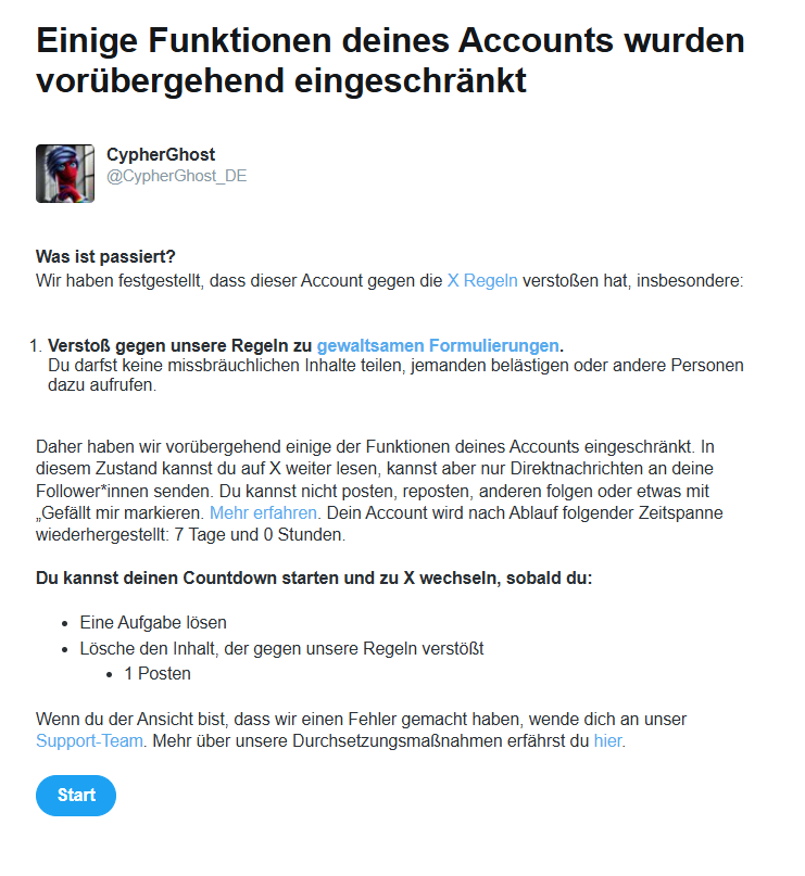 Doch länger als 12h.

Naja... Passiert den besten