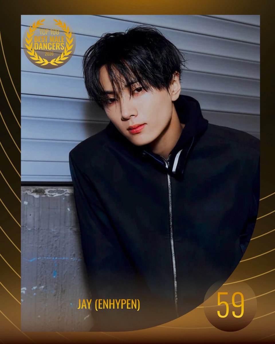 TOP 100 – MALE DANCERS

#59 JAY (ENHYPEN)

Congratulations! 🎉