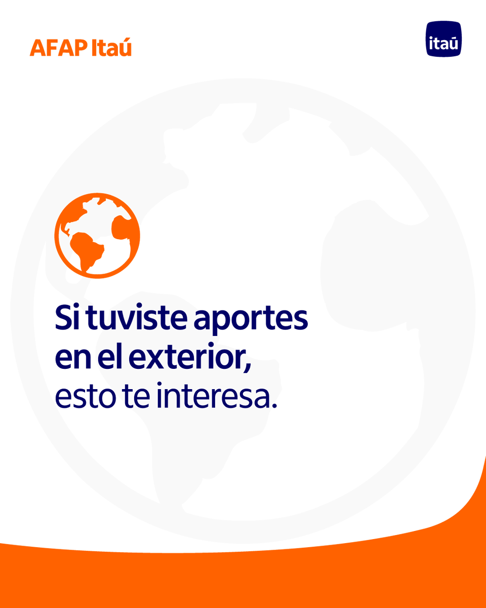 ¿Trabajaste en el exterior y te preguntás cómo impacta eso en tu jubilación?

Los trámites jubilatorios y el reconocimiento de servicios fuera del país son parte del proceso jubilatorio en BPS.

Conocé más 👉 bit.ly/4r3eIX7

Informarte hoy es una forma de planificar