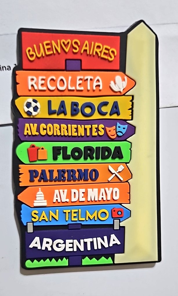 Simplesmente os melhores lugares de Buenos Aires... um achado esse meu imã.