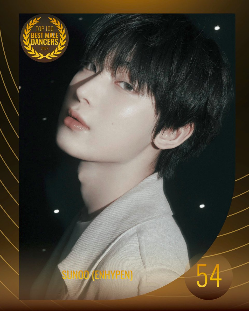 TOP 100 – MALE DANCERS

#54 SUNOO (ENHYPEN)

Congratulations! 🎉