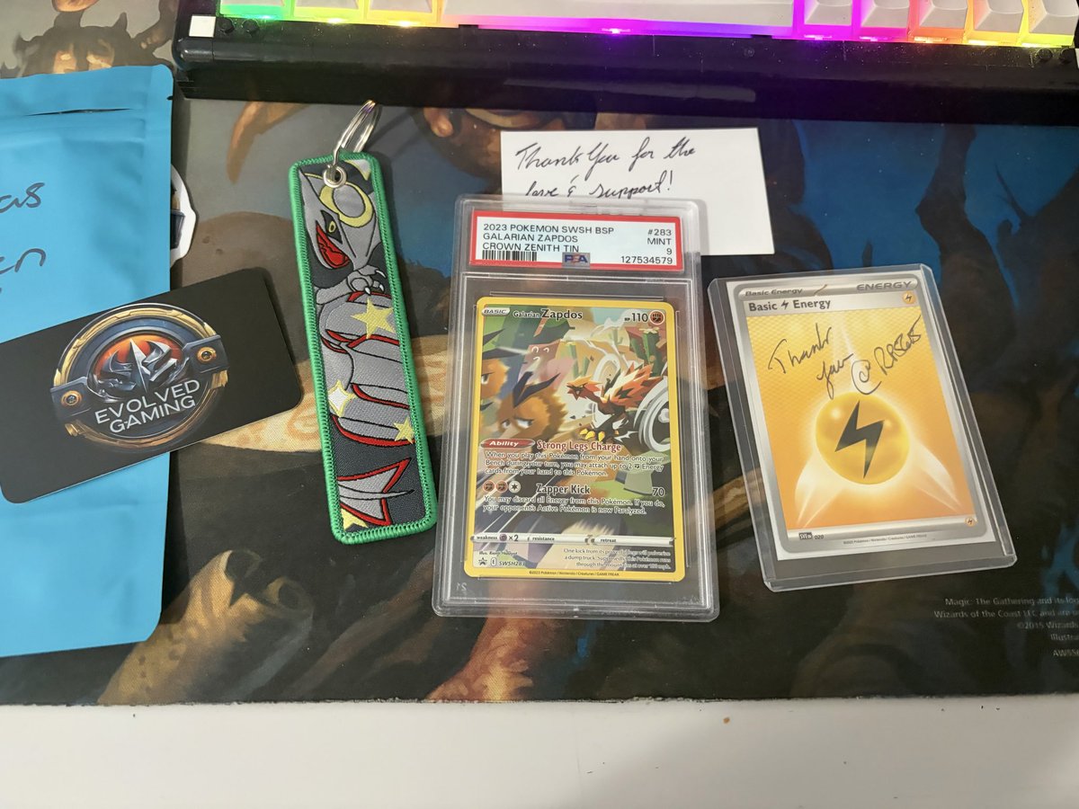 We have mail!!!!! As a promo collector we got a sweet slab to add to the collection! Shoutout <a href="/RP5615/">Bobbit</a> for the amazing giveaway!