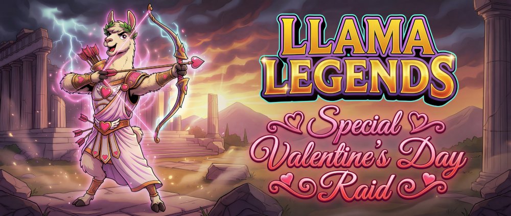 TheLuigiplayer's tweet photo. 💘The Eros Llama has less than 20% of his health left!
This is your last chance to join the raid and grab a copy of this card before he comes back next year!

https://t.co/ix7DZNhiOq

#IndieDev #RaidBoss #Gaming #Event #GameDev #free #BrowserGame #IndieGame #WebGame #CardGame https://t.co/6dtqz2Z1GW