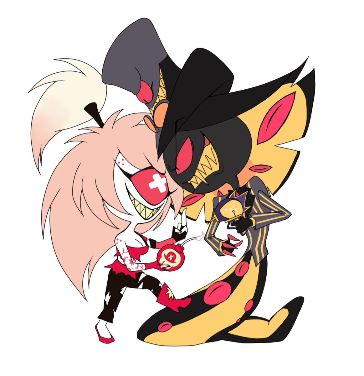 Daefromhell's tweet image. Chibi #cherrisnake
#HazbinHotel #HazbinHotelfanart