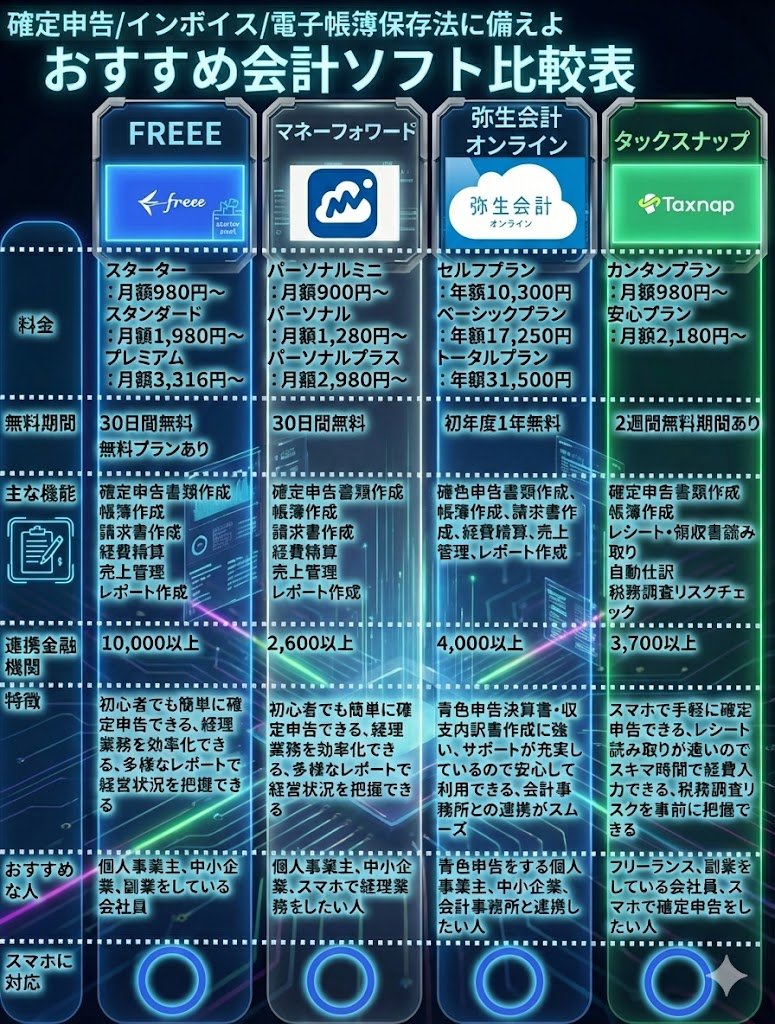 初心者におすすめの会計ソフト一覧をまとめました。が、正しい知識が