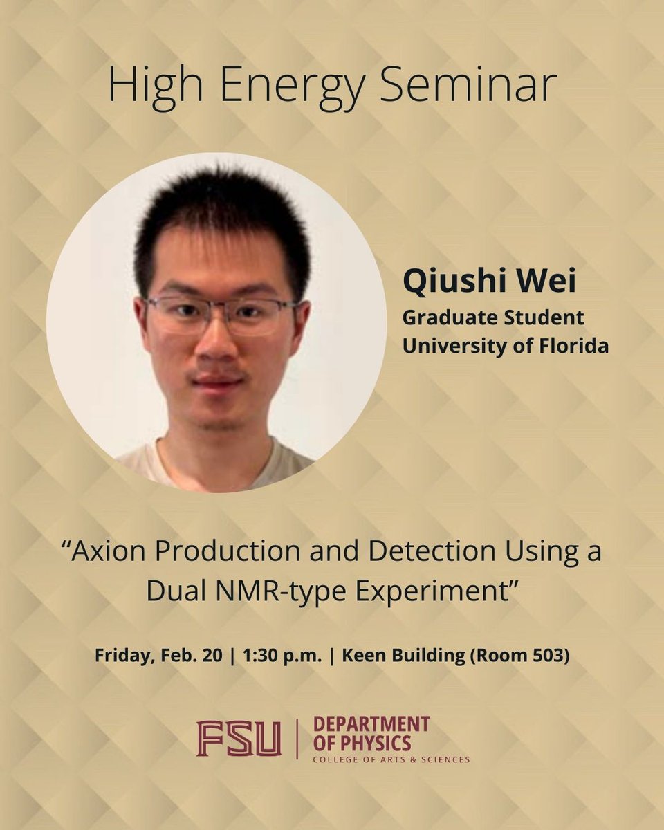 FSU Department of Physics tweet media