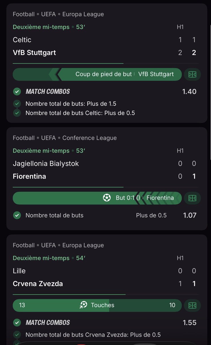 ravagebets's tweet photo. Yo la Team❤️‍🔥

Ce soir on encaisse encore !🔥💰

Like❤️&amp; Partage💫

#foot #fifa #TeamParieur #ticketwin #pronofoot #gain #pronostique https://t.co/nSLeHq9md7