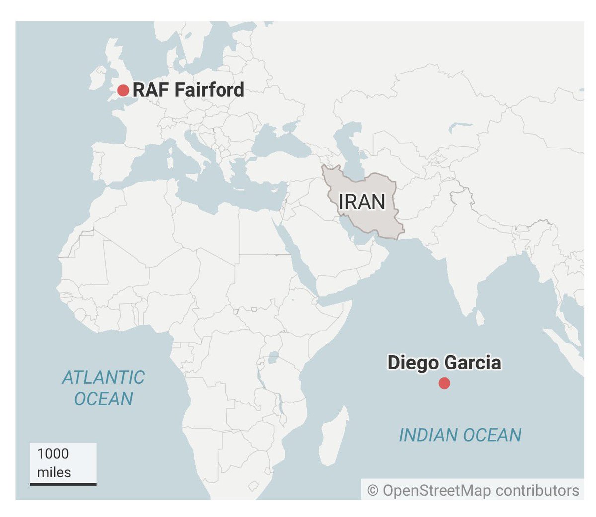 ShahramMakoui48's tweet image. یک اتفاق باورنکردنی!

نه تنها دولت خبیث انگلستان تنها کشوری در اروپاست که «سپاه پاسداران» جنایتکار را در لیست سازمان های تروریستی قرار نداده (EU ماه پیش کرد)
بلکه حالا چوب لای چرخ ترامپ کرده و اجازه استفاده از پایگاه هوائی استراتژیک دیگو گارسیا برای حمله به جمهوری اسلامی را