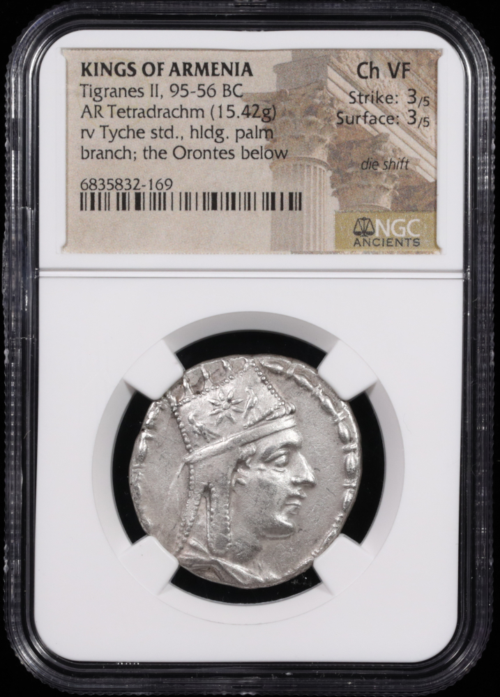 AustinRareCoins's tweet image. 🏛️ COIN OF THE DAY: Tigranes the Great Silver Tetradrachm! Ancient Armenian empire at its peak, 95-56 BC. NGC Choice Very Fine. Struck when Armenia ruled from the Caspian to the Mediterranean. $1,014

#CoinOfTheDay #RareCoins #Ancient #NGC #Silver

austincoins.com/95-56-bc-kings…