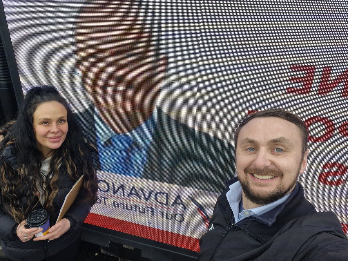 Great day on the streets in support of <a href="/NickBuckleyMBE/">Nick Buckley MBE</a> with <a href="/CllrJadeChapman/">Cllr Jade Chapman</a> and the <a href="/_AdvanceUK/">Advance UK</a> family team 🇬🇧

Great to see so many travel from far and wide to support this by-election. 

One thing that was clear on the doorsteps, people want to be represented by local people.