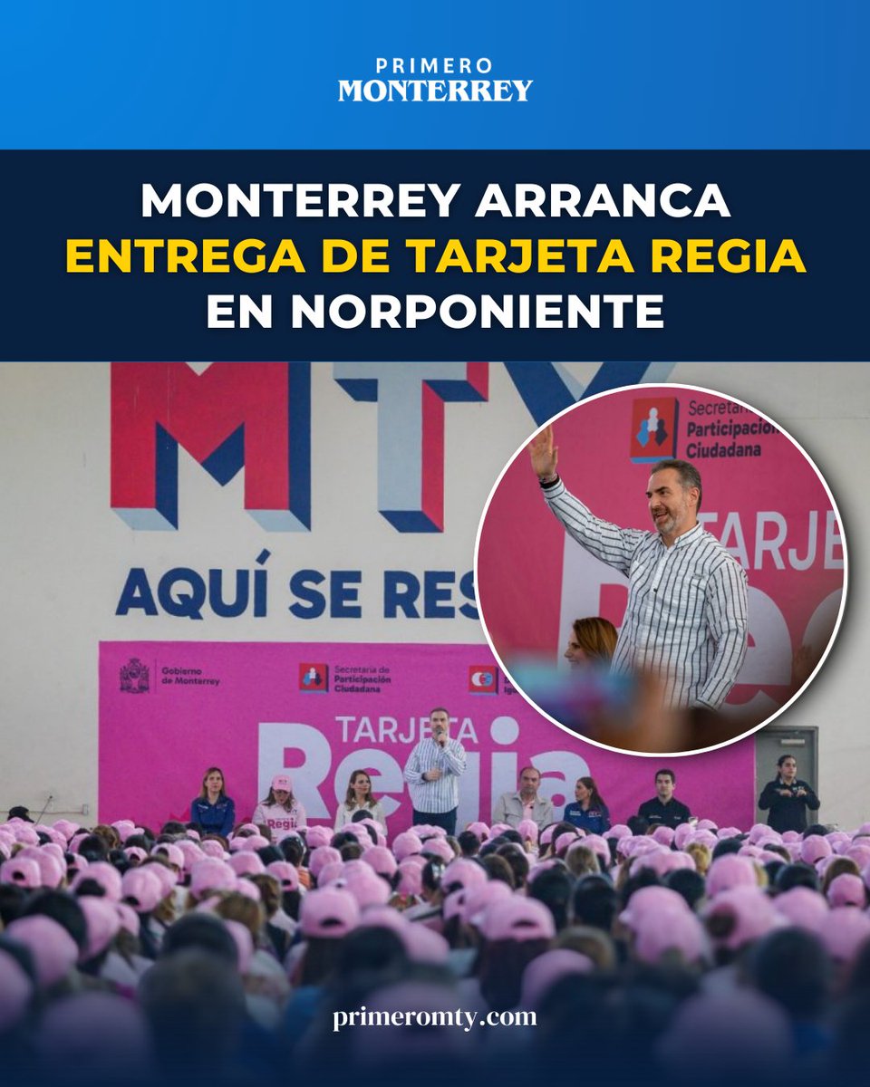 Con la participación de distintas áreas municipales, Monterrey realizó la primera entrega del año, donde se entregó más de 1500 Tarjetas Regia Plus. 

El programa busca empoderar a las mujeres mediante recursos económicos, acceso a servicios y orientación jurídica. 💳👩