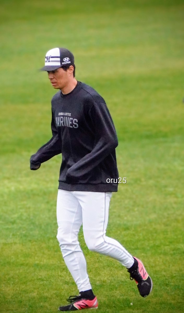 この日は寒かった〜 手が見えないね🫣 #岡大海