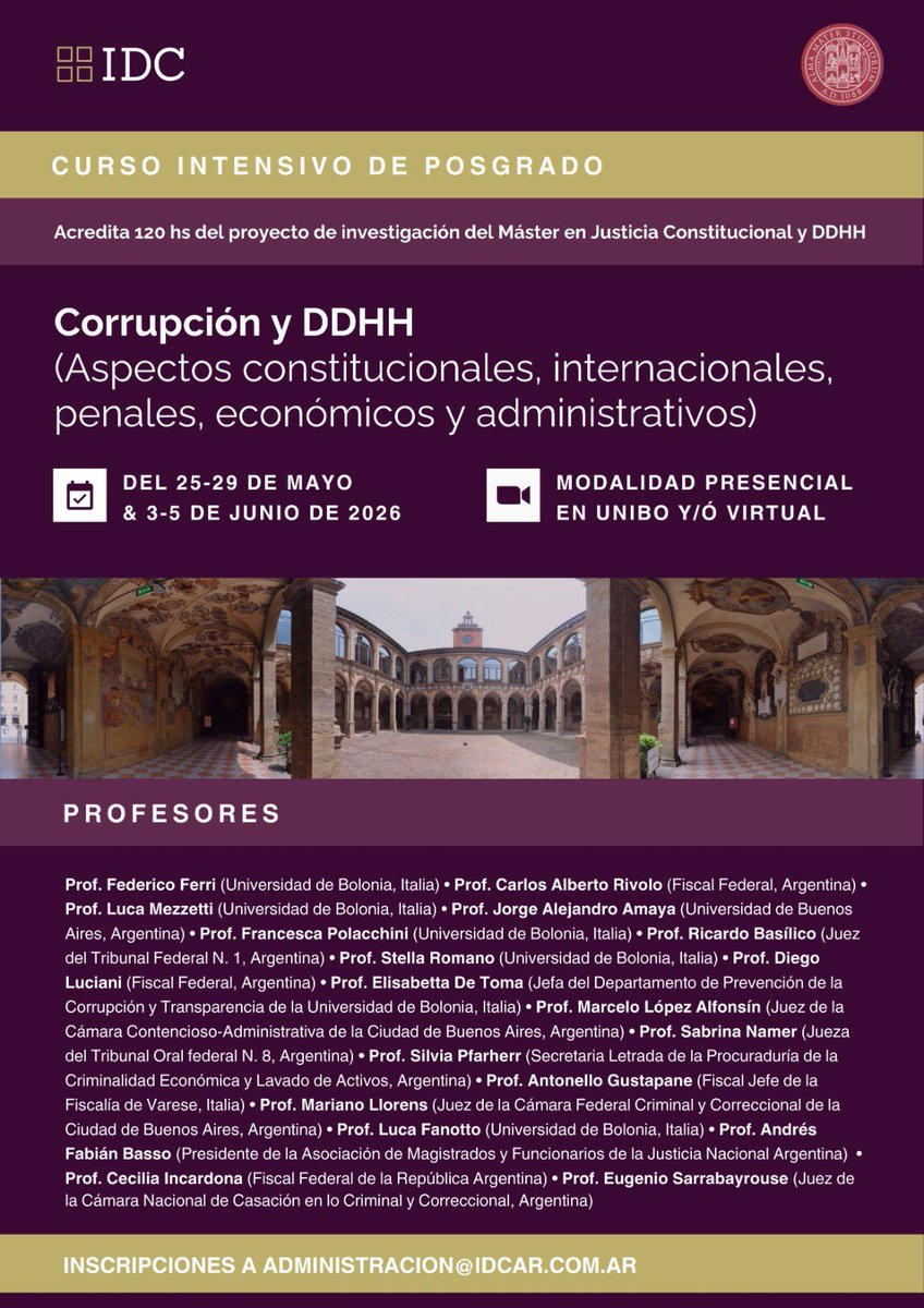 Instituto Peruano Argentino de Derecho Penal tweet media