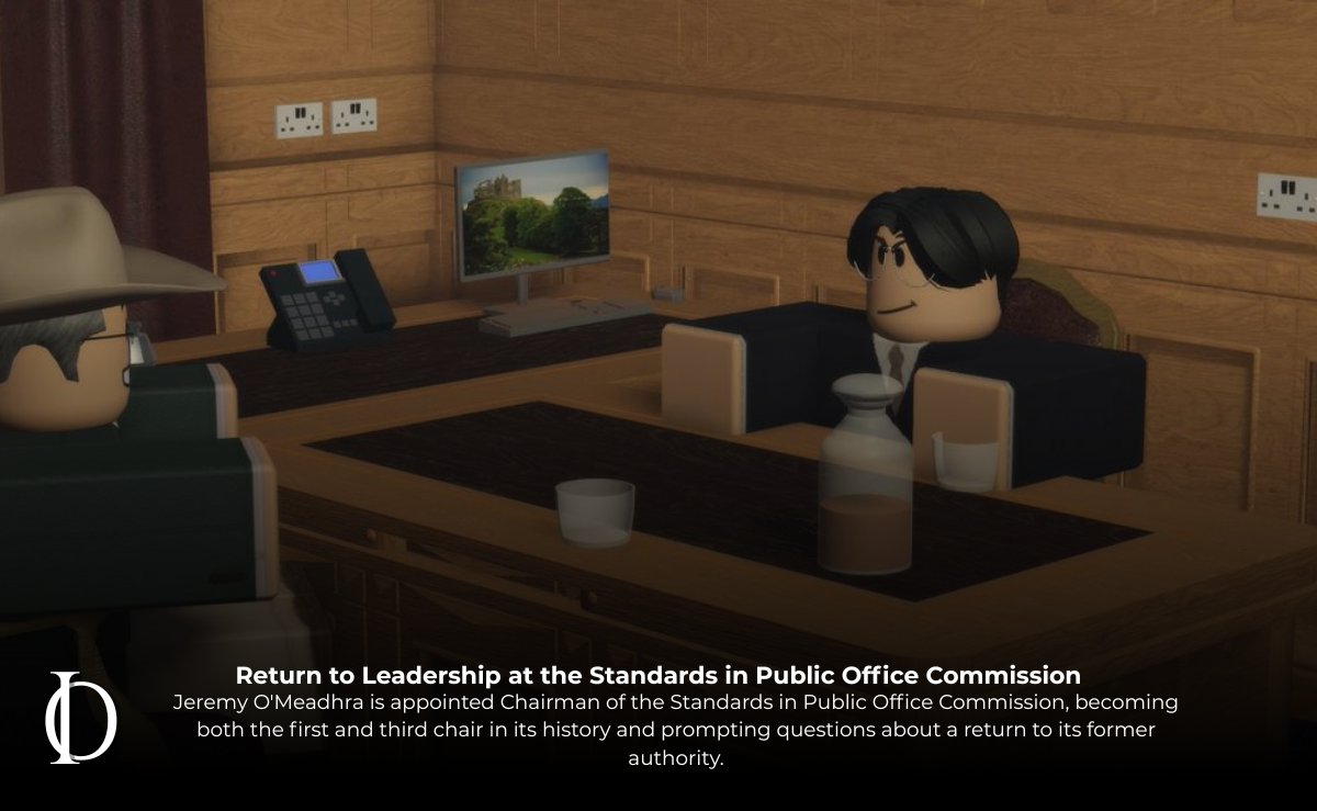 Jeremy O'Meadhra has been appointed Chairman of the Standards in Public Office Commission, becoming both its first and third chair. Appointed by the President, his return raises hopes of a revival of SIPOC’s former glory.
drive.google.com/file/d/1W6Vxg2…