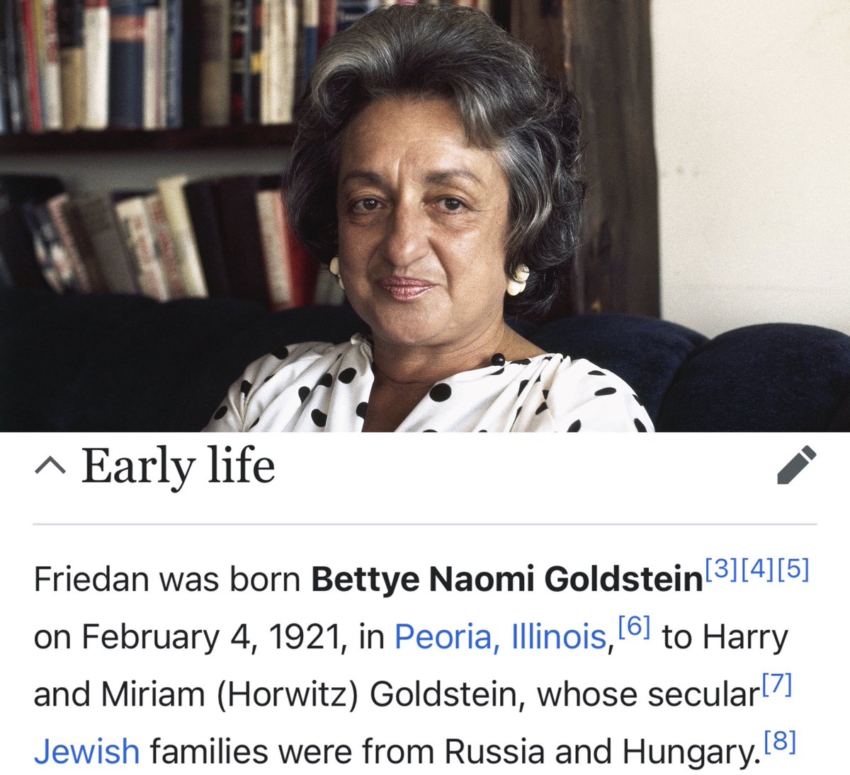 ‼️🚨🇮🇱 Her real name was ‘Goldstein’.

Yes, they created feminism too.