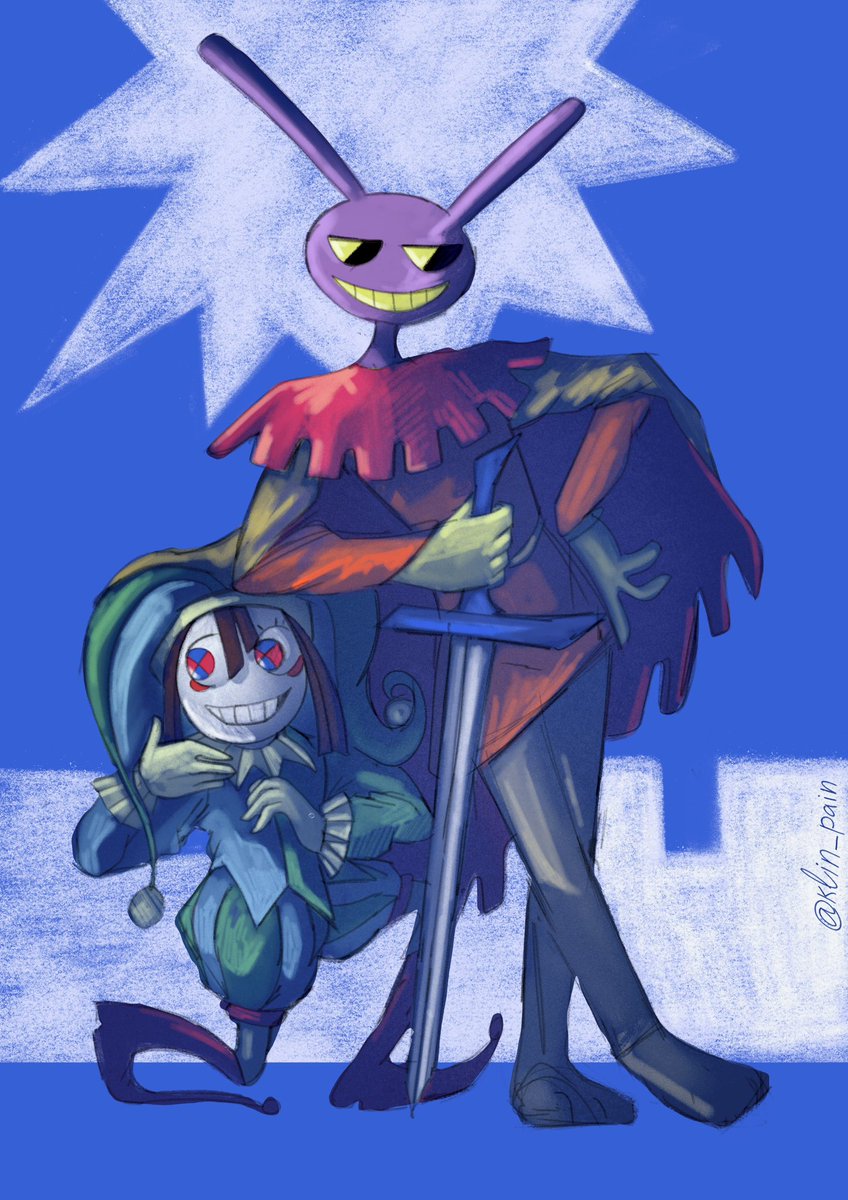 angel and dame 🎨🎭 #TheAmazingDigitalCircus #abstragedy #TADC