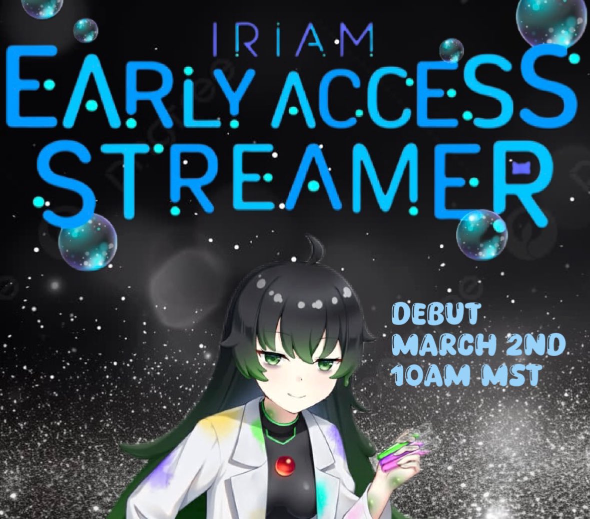 𝘽𝙤𝙤𝙥 𝙣𝙤𝙬 𝙩𝙝𝙖𝙩 𝙄 𝙜𝙤𝙩 𝙮𝙤𝙪𝙧 𝙖𝙩𝙩𝙚𝙣𝙩𝙞𝙤𝙣. 𝙏𝙝𝙞𝙨 𝙞𝙨 𝙮𝙤𝙪𝙧 𝙛𝙖𝙫𝙤𝙧𝙞𝙩𝙚 𝙙𝙚𝙢𝙤𝙣 𝙘𝙧𝙖𝙗 𝙗𝙪𝙩𝙡𝙚𝙧. 

I have an announcement I am going to #JumpOnIRIAM as a #IRIAMEarlyAccess streamer. 

I will be debuting on March, 2nd 10AM. MST USA.