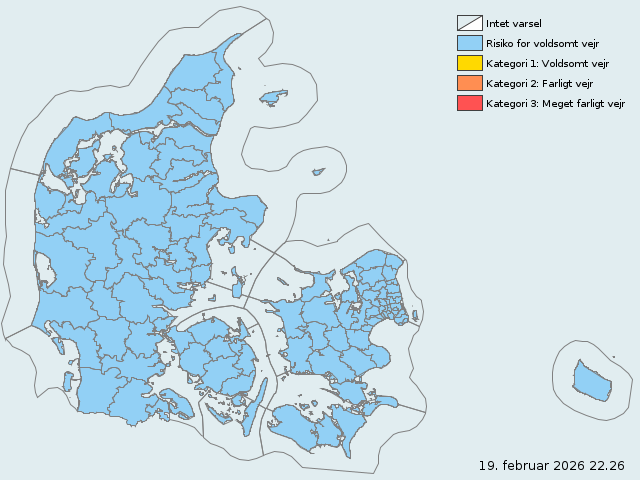 DMI warnt vor Glatteisgefahr in Dänemark am Wochenende