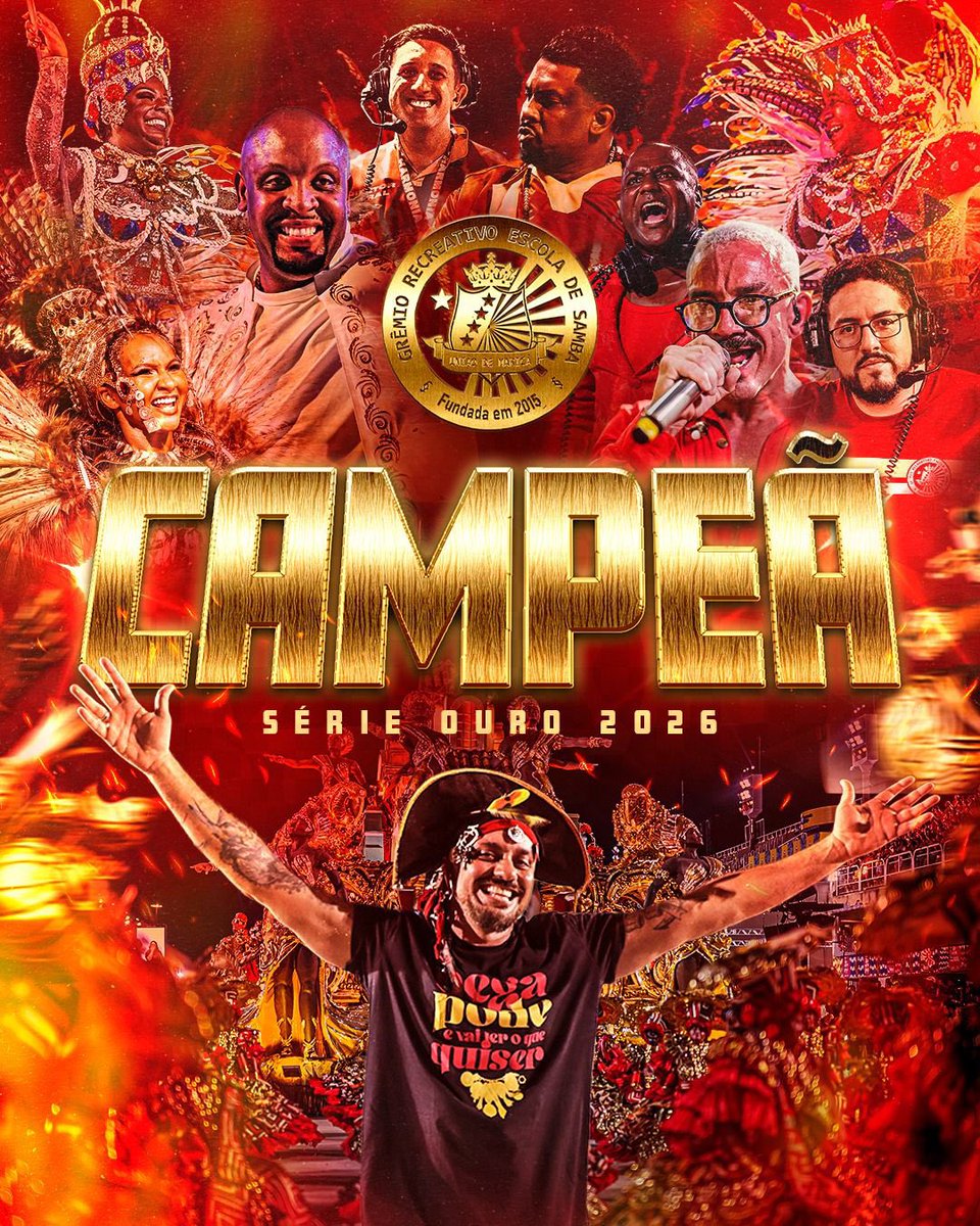 uniaodemarica's tweet photo. ❤️💛 A UNIÃO DE MARICÁ É CAMPEÃ! ESTAMOS NO GRUPO ESPECIAL!

O sonho de uma cidade inteira virou realidade. O desejo do país Maricá foi concretizado!

Um trabalho sério. Uma gestão que revolucionou a escola colhe o tão sonhado acesso.

Agradecemos a todos os torcedores, comunidade e a Pefeitura de Maricá pelo apoio.

Um time especial agora no ESPECIAL!

ACREDITA, MARICÁ…

ESTÁ SÓ COMEÇANDO!