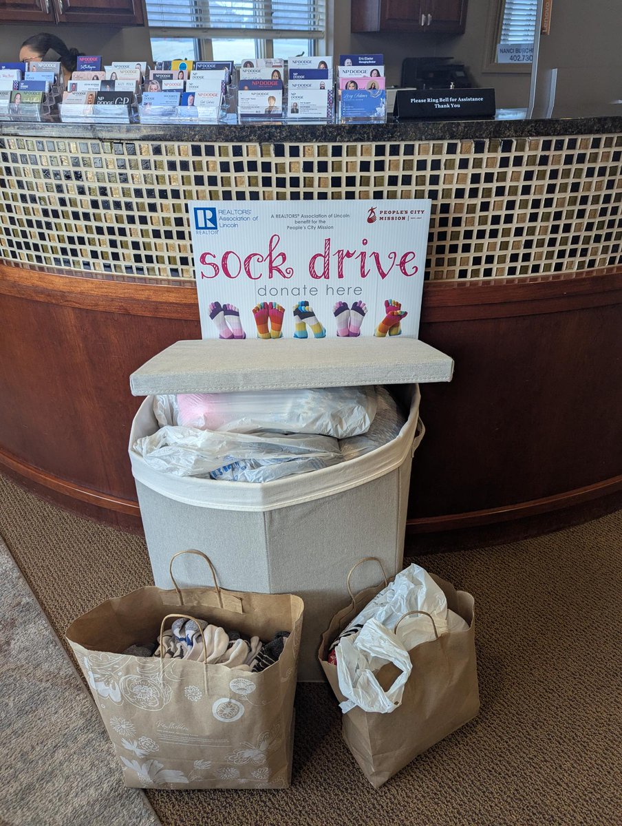 We’re nearing the end of February, which means time is running out to donate to the 14th Annual Sock Drive 🧦

Drop yours off before the month ends at:
📍 7575 S. 57th St., Lincoln, NE

Let’s finish strong and keep our community warm!