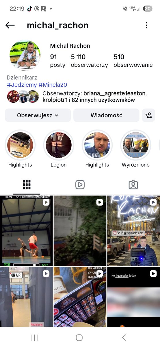 Polecam zaobserwować Pana <a href="/michalrachon/">michal.rachon</a> na instagramie.