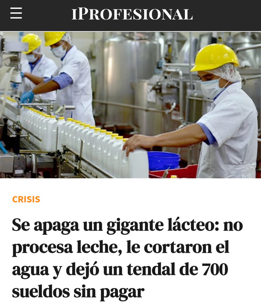 Lácteos Verónica. Y van...
Menemismo + kirchnerismo en modo acelerado.
#QGDM 
iprofesional.com/negocios/44840…