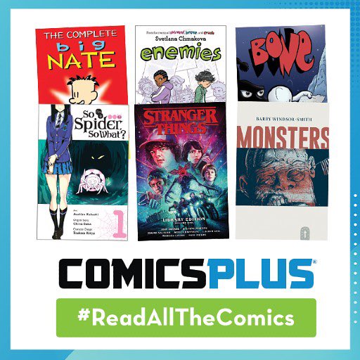WoodlnHillsLAPL's tweet photo. #DYK that ComicsPlus offers full access to 1000's of comics, graphic novels & manga in age-appropriate collections for child, teen, and adult readers? No waitlists or holds with the #BestCardInLA! https://t.co/wUB8jgK6L0 #LAPLReads #Comics https://t.co/LRQs33bObf