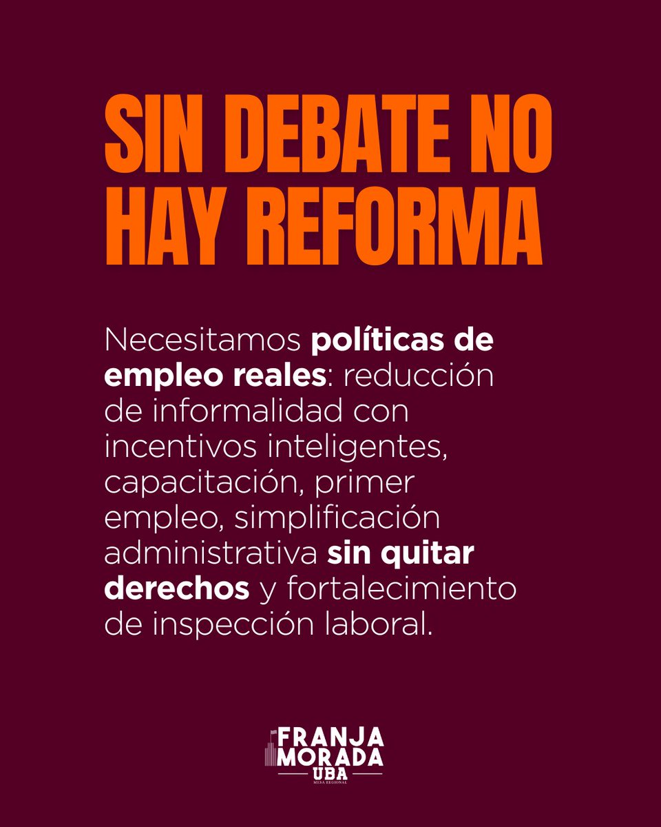 Franja Morada UBA tweet media