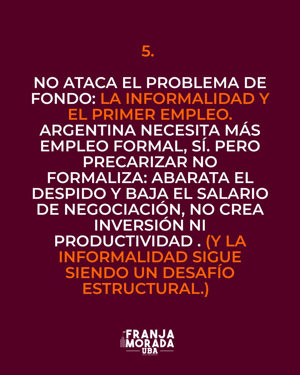 Franja Morada UBA tweet media