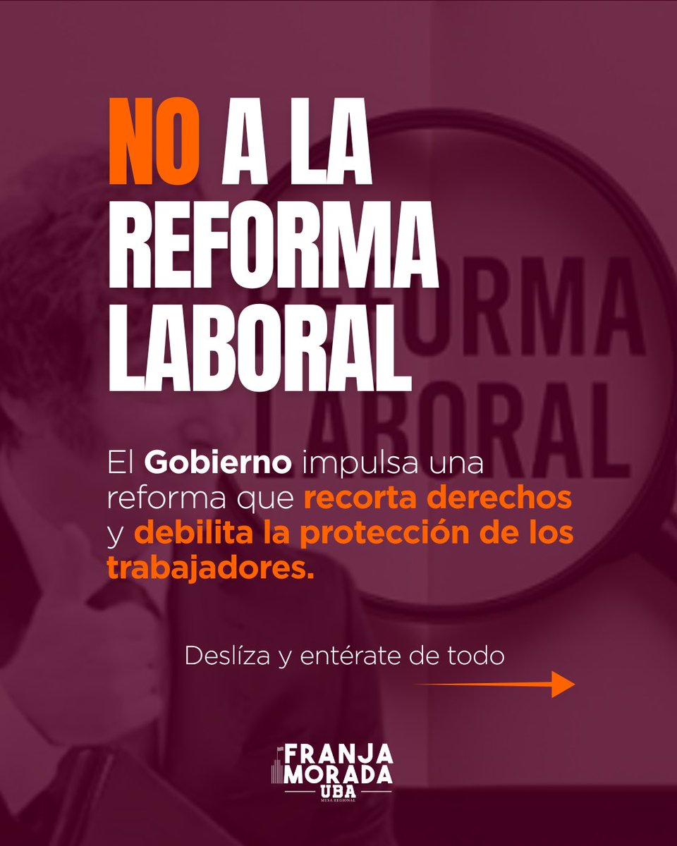 Franja Morada UBA tweet media