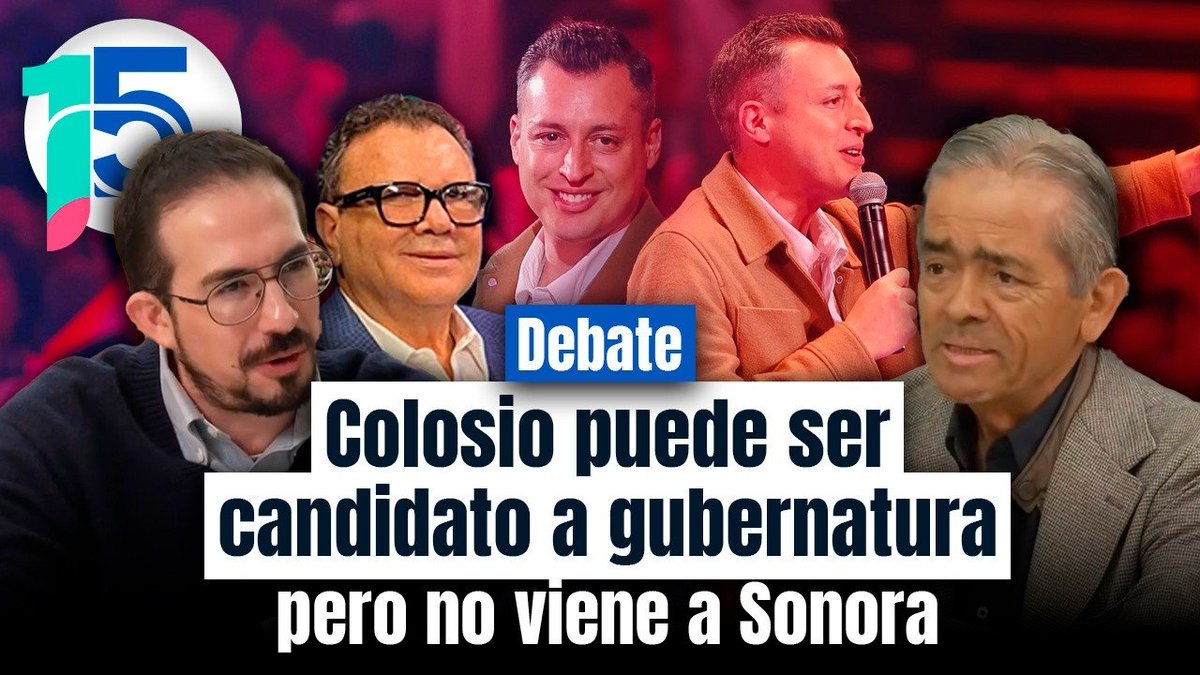 🔴 #DEBATE | ¿Será Colosio candidato a gobernador de #Sonora o lo pueden invalidar?

Mesa de abogados con <a href="/oscarburrolam/">Oscar Burrola</a>, <a href="/contreras_p1/">Lic. Hector Contreras Perez</a> y <a href="/BulmaroPacheco1/">Bulmaro Pacheco</a>.

¿Tú qué opinas?

Click aquí 👇
youtube.com/watch?v=9csj37…
