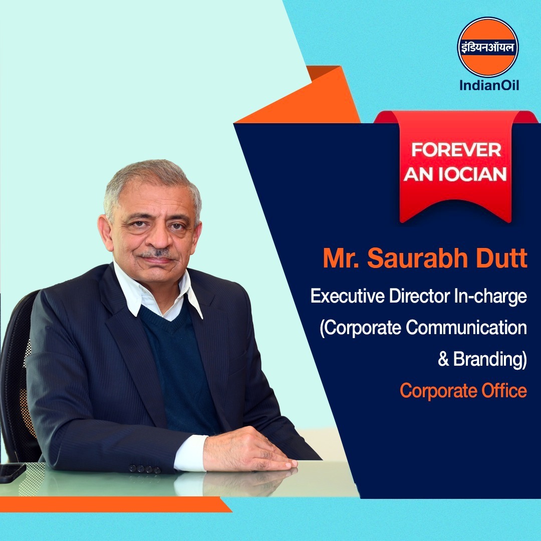 IndianOilcl's tweet photo. Mr Saurabh Dutt’s rich experience of 36+ years spans diverse functions across IndianOil, including HR, Operations, Alternative Energy and Petrochemicals. As ED (CC & Branding), he steered corporate branding & integrated communication strategies, digital outreach and stakeholder engagement. In Petrochemicals, he managed end-to-end supply chain across national network, ensuring uninterrupted petrochemicals supply especially during the critical times of COVID. He was a key member of the team that led the commissioning of IndianOil’s first LAB Terminal at Dumad and introducing Virtual Supply Location (VSL) model. His contribution in setting up the first Green Polymer Terminal at Panipat and complete solarisation of Panipat Petrochemicals Marketing Complex is also noteworthy. He played a  prominent role in IndianOil’s foray into Biofuels, a key business area in the company’s journey of transition from a conventional oil company to an integrated energy company.  Mr Dutt also worked in LPG operations across Uttar Pradesh and played a paramount role in the rollout of Pradhan Mantri Ujjwala Yojana from Ballia, UP.  Known for his jovial nature, team-first approach and his much-loved “Covi-Kavi” poetry, he leaves behind a legacy of warmth, creativity and people-centric leadership. IndianOil wishes him the very best for his next chapter.

#ForeverlOCian #TheEnergyOfIndia @SaurabhDutt11