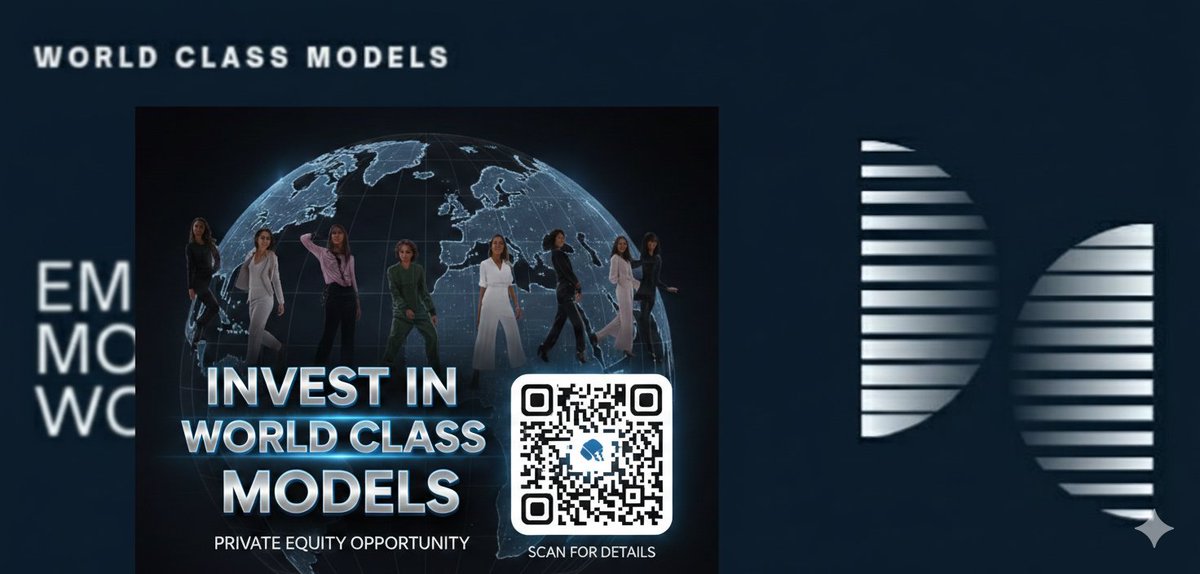 worldclass24428's tweet photo. Ready to own a piece of the next big name in fashion and media?

📊 Review our Equity Deck: Scan the QR code in the image below.
🔗 Investment Portal: https://t.co/2BMcgHcwXw
#WorldClassModels #VentureCapital #EquityInvestment #ModelingIndustry #StartupGrowth #AngelInvestors https://t.co/KIBfdos4az