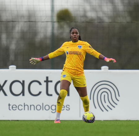 directsport247's tweet image. BREAKING: Portsmouth FC Women GK Comfort Erhabor (20) gets her FIRST Super Falcons call-up! Joins for friendlies vs Cameroon (Feb 28 &amp;amp; Mar 3, Yaoundé) ahead of WAFCON 2026. Huge milestone for the rising star! 🇳🇬🧤 #SuperFalcons #WAFCON