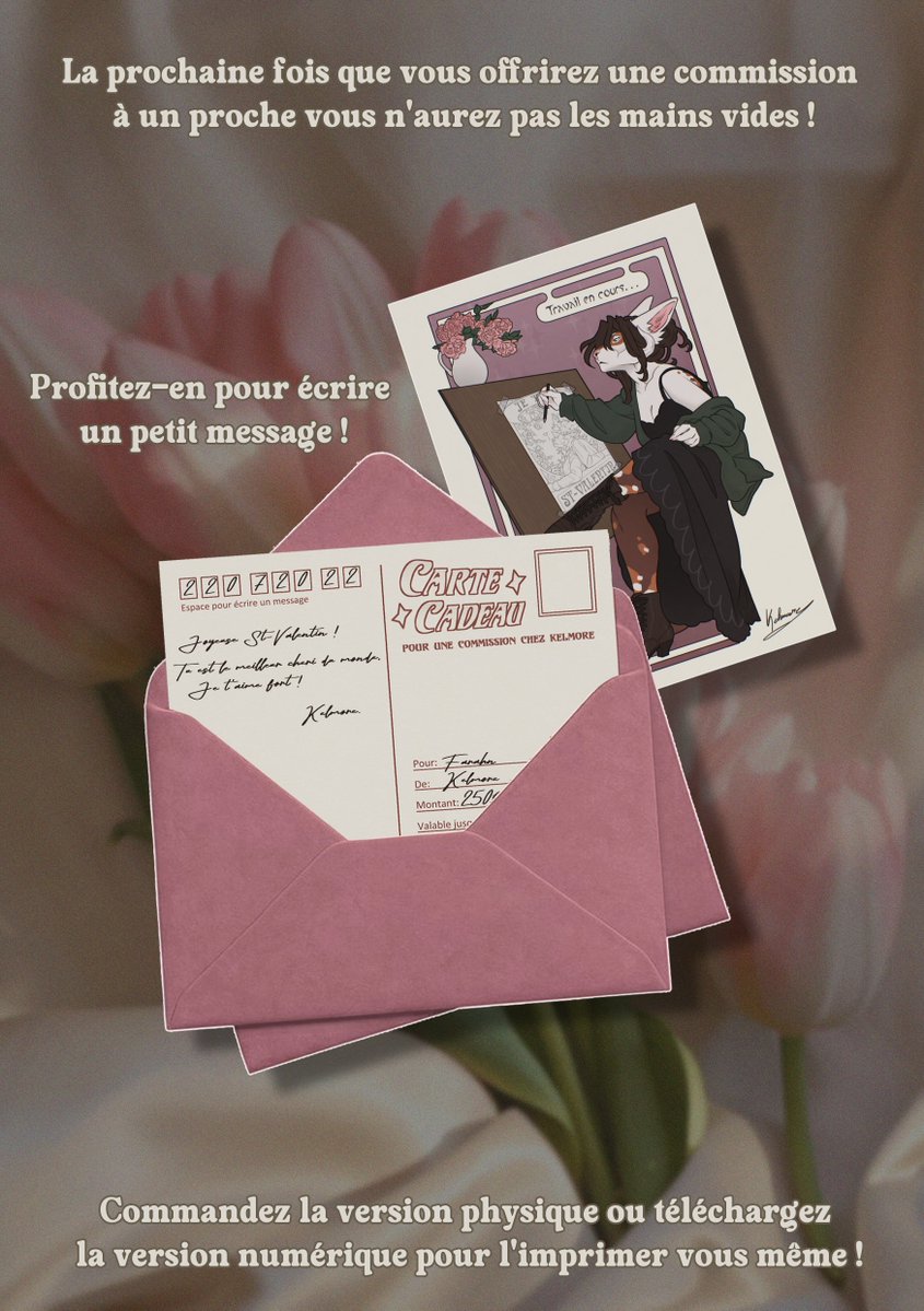 Fin du mystère ! ✨
Je travaillais en fait sur une carte cadeau ! 🌷
Bientôt disponible !