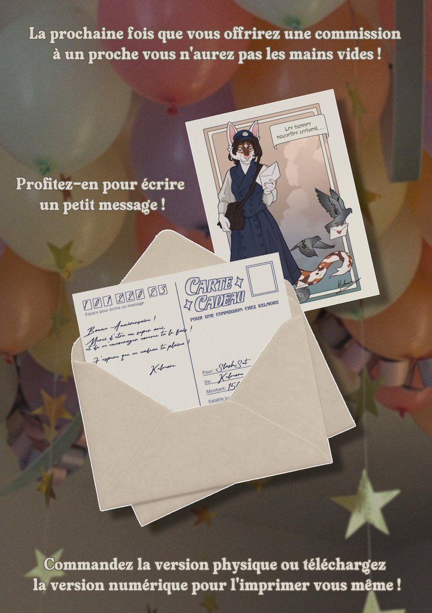 Dites à votre ami à quel point vous l'aimez en lui écrivant un petit message sur sa carte cadeau ! 📝
Bientôt disponible !