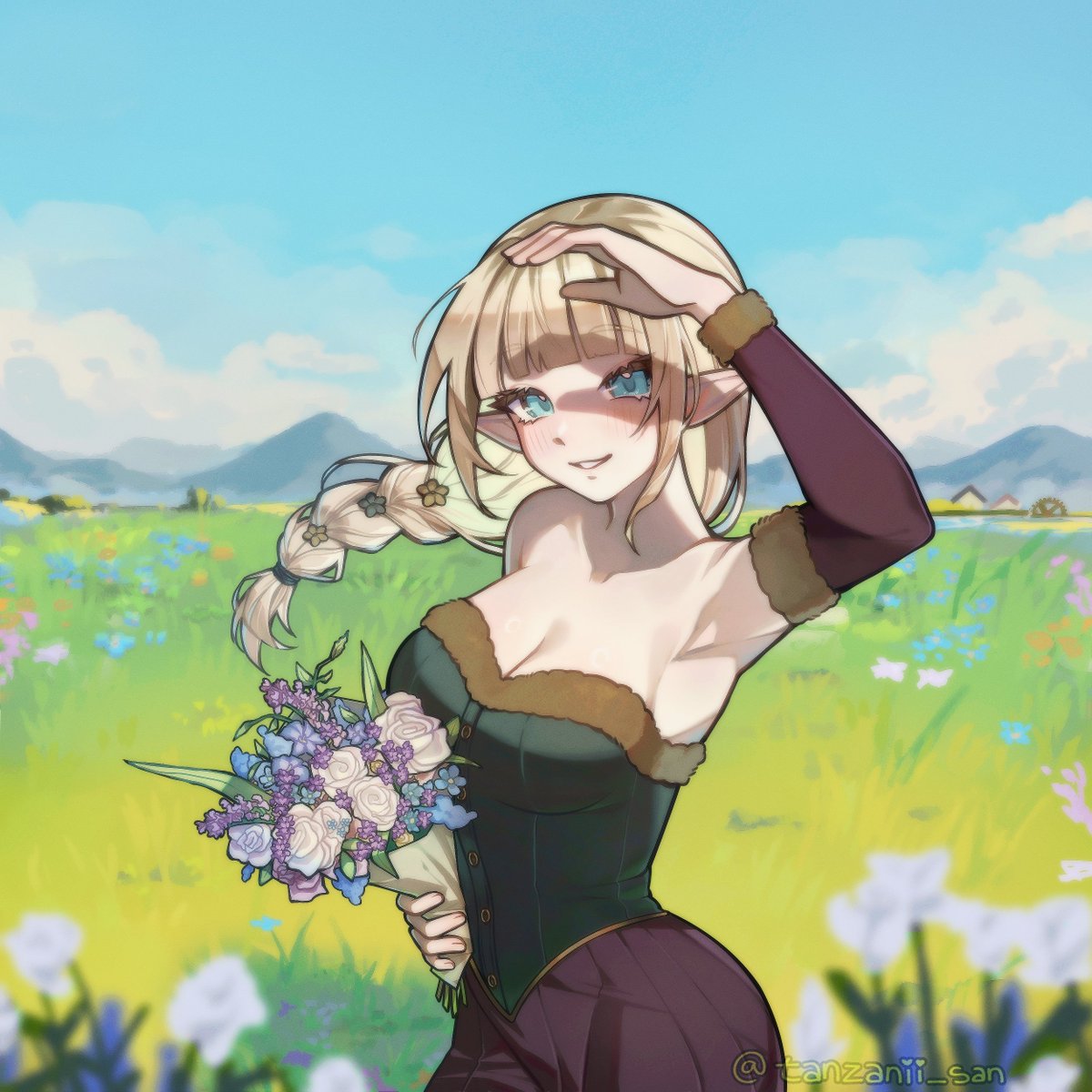 Elf commission~
@ Imarachibi's oc

#イラスト