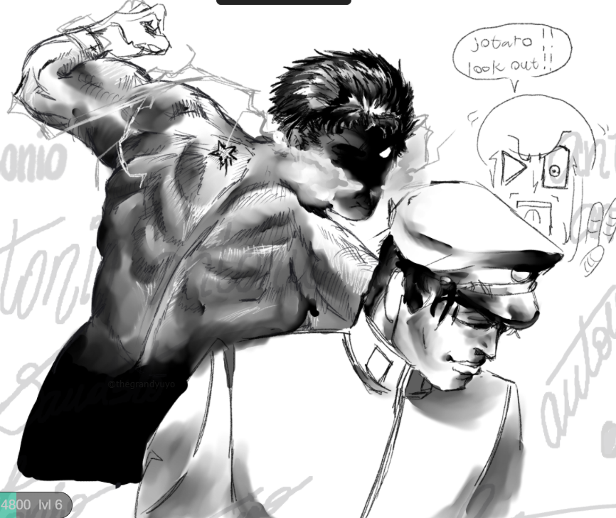 theYuYoMan's tweet photo. is my oc noticable guys?
#JoJosBizarreAdventure #JJBA #ocart https://t.co/p91InbJ5G9