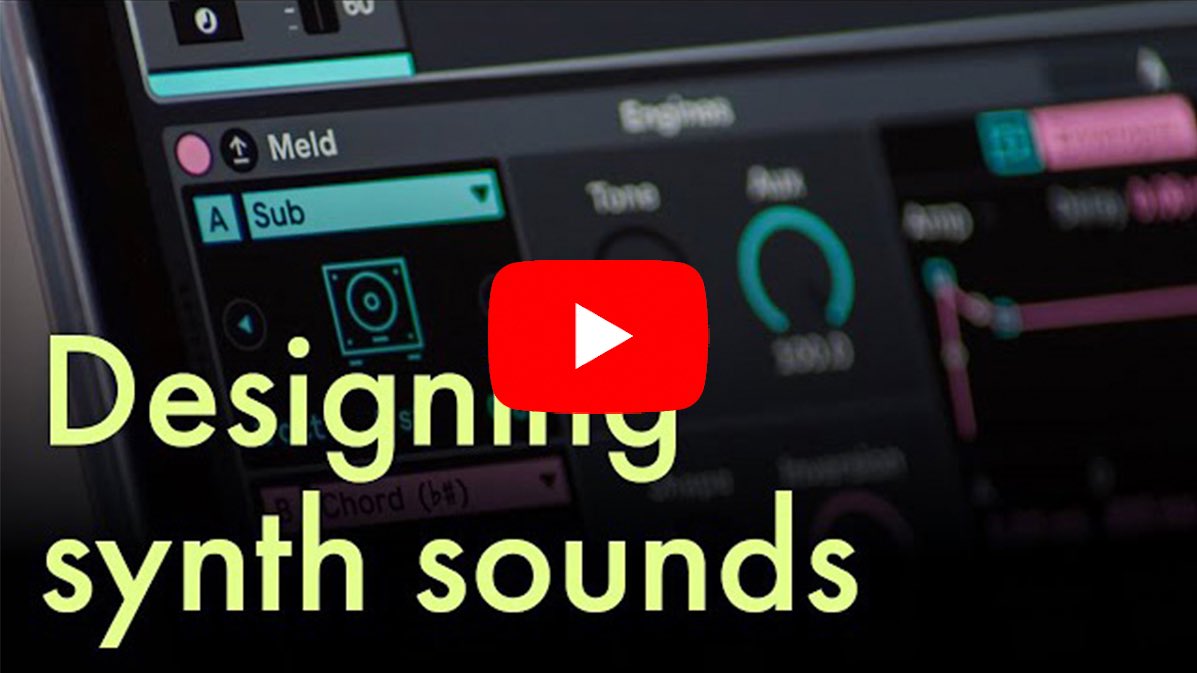 sidebrain's tweet image. The 4th video in the tutorial series on the Ableton YouTube and blog is now out!
This time doing some sound design with Meld.
youtu.be/3Y_Dg7B0Vrs

#ableton #sounddesign