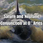 miharwood's tweet image. Their last conjunction in the first degree of Aries was on March 3rd 4361 BC at the very dawn of civilization at the end of the Neolithic age. Today's conjunction in the first degree of Aries marks a similarly important evolutionary and historical epoch.