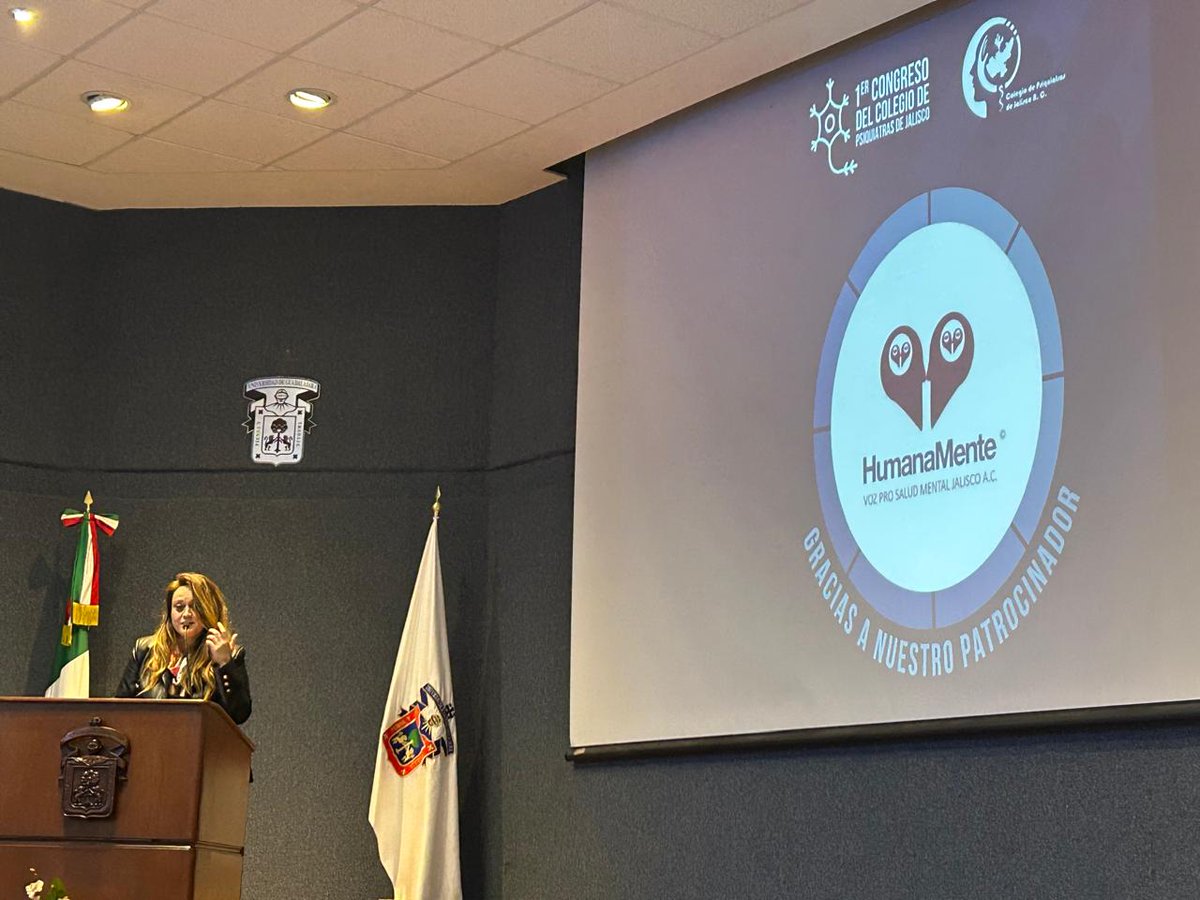Este 18, 19 y 20 de febrero se realiza el Primer Congreso del Colegio de Psiquitras de Jalisco, donde están presentes profesionales que colaboran en HumanaMente.
